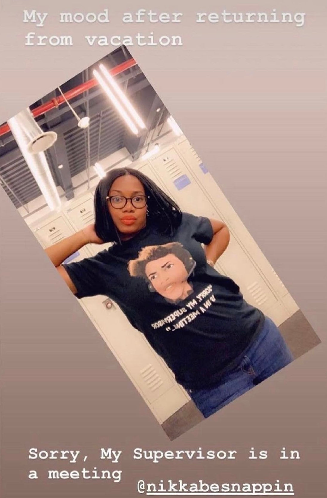 Funny Customer Service Shirt. "Sorry, my supervisor is in a meeting."