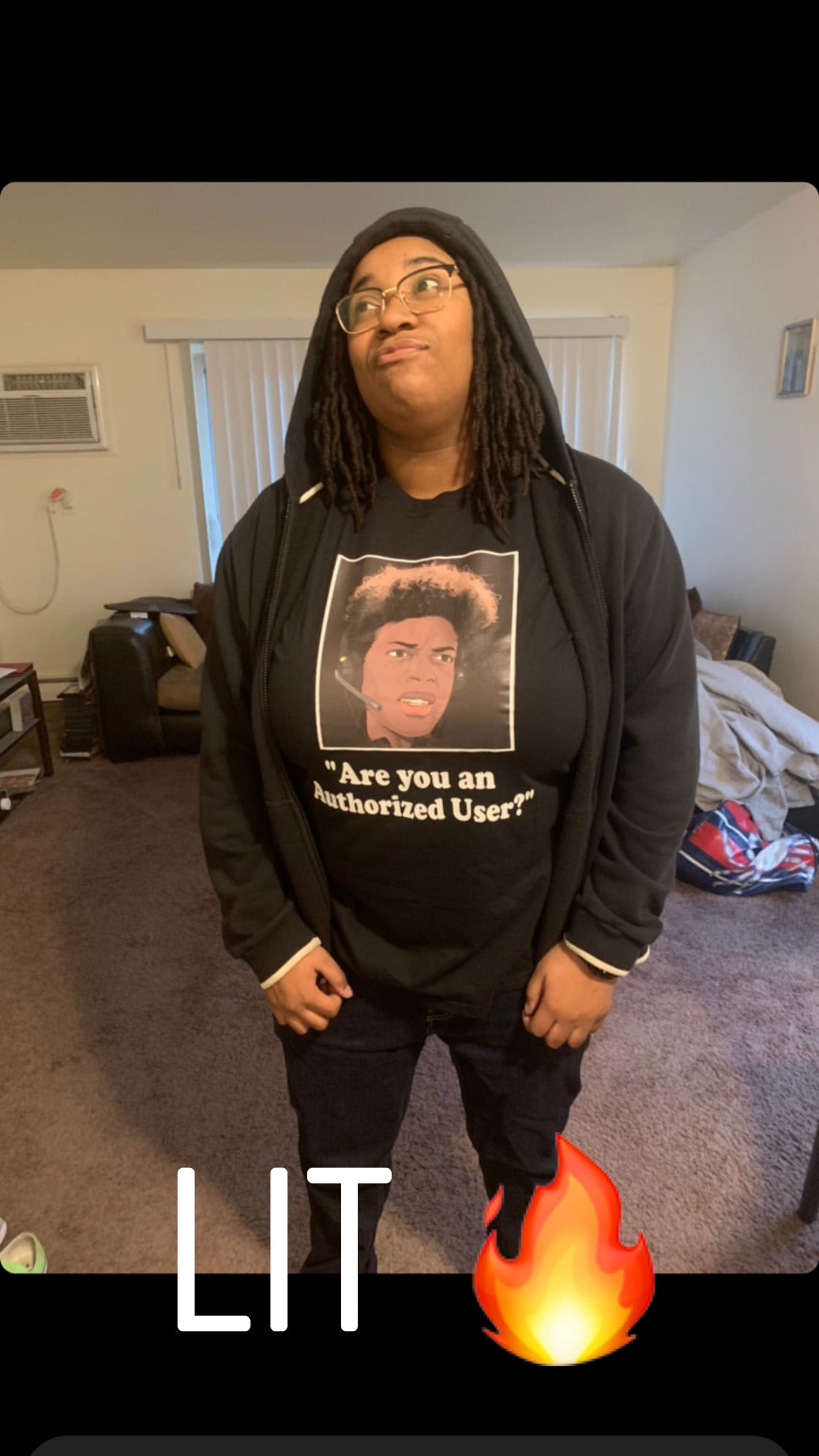 Funny Customer Service Shirt. "Are you an authorized user?"