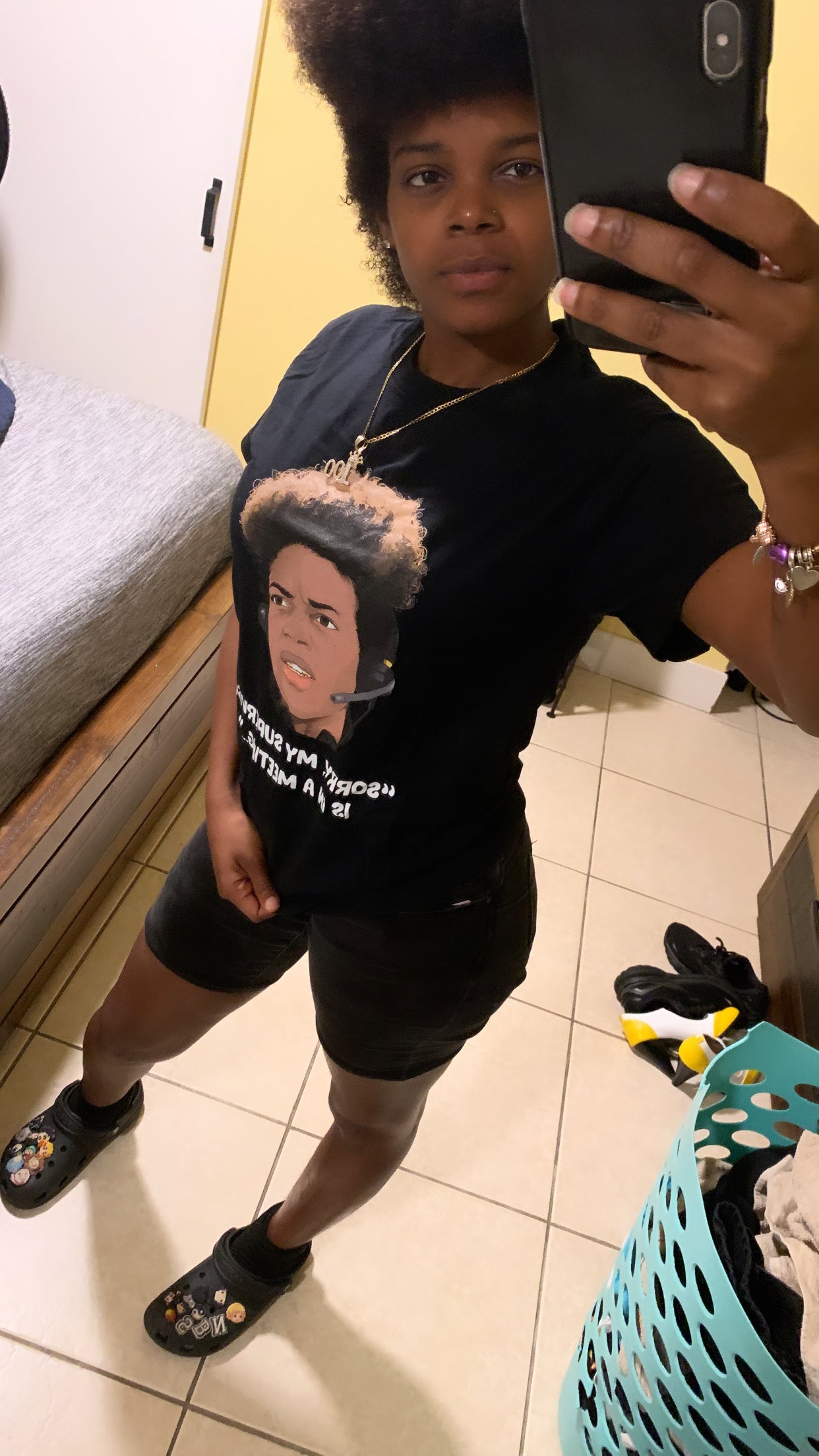 Funny Customer Service Shirt. "Sorry, my supervisor is in a meeting."